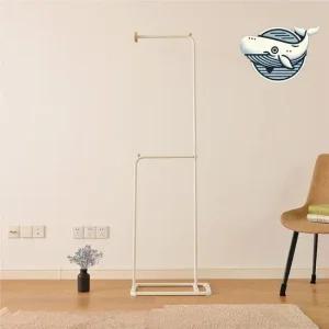 모던 원룸 수납 기능성 옷걸이 바지걸이 스탠드 원목행거 고정식행거 일자행거 원룸행거