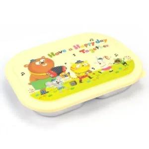 [RG56N4O7]어린이 도시락 식판 간식접시 배식판 뚜껑식판