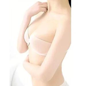 [피커]볼륨 오프숄더 브라 실리콘누드브라 뽕누드브라