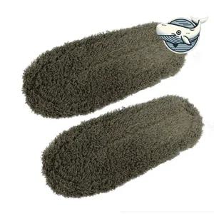 극세사 실내 청소 슬리퍼 리필용 걸레 편리한 먼지제거 물기제거 극세사 거실화