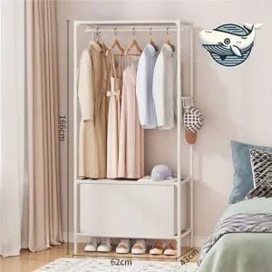 원룸 옷걸이 수납 플라스틱 서랍장 다용도 미니 원룸행거 시스템행거 철제행거 틈새행거