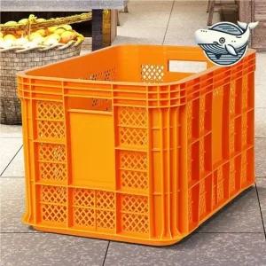 대형 사각 플라스틱 수납 박스 농산물 과일 수납바구니 바스켓 컨테이너박스