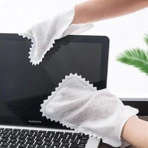 10p 일회용 청소장갑 정전기 먼지 제거 청소포 청소장갑 부직포청소장갑 청소부직포장갑