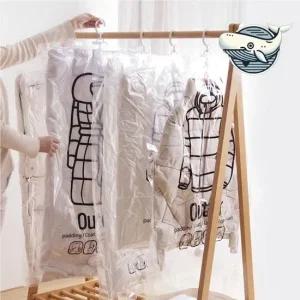 대형 패딩 수납 진공 압축팩 옷걸이형 방습 압축팩 진공압축팩 옷걸이압축팩 의류압축팩