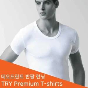 [피커]트라이 데오도란트 반팔런닝 남성 런닝셔츠 AMRSB08