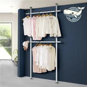 조립식 튼튼한 스틸 행거 벽걸이 옷장 수납 시스템행거 원룸행거 폴행거 옷걸이행거