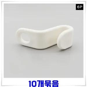 플라스틱 다용도 옷걸이연결 후크걸이 6p X10개 공간옷걸이 옷장수납 옷장정리 행거수납