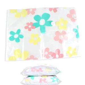 압축팩 의류정리 대형 진공 꽃무늬 의류정리 이불비닐봉투 자취필수템 이사물건보관