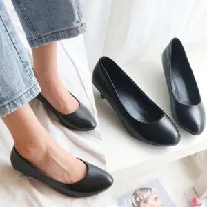 [피커]빅사이즈가능 정장구두 여성구두 베이직 펌프스힐