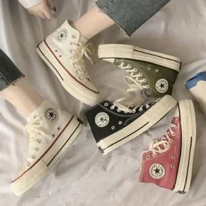 [피커]키높이 여자운동화 통굽 하이 4컬러 DS-AL912