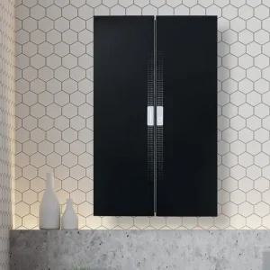 HL508 500x800블랙욕실장 욕실수건장 화장실수납장 욕실수건장 화장실수납장 화장실수건장