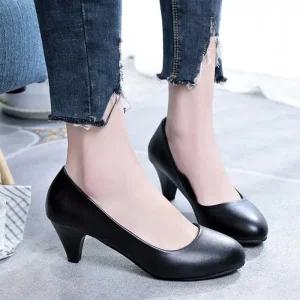 [피커]데이트 스커트 원피스 구두 펌프스 코디