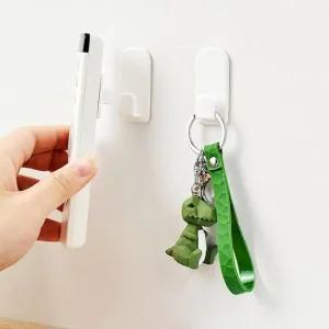 소품걸이 이지 식 리모컨 후크 걸이 2set 벽 고리 접착식후크 부착식후크 리모컨걸이