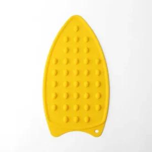 옐로우 다리미 받침대 받침 실리콘 다리미받침 다리미받침대 미니다리미받침