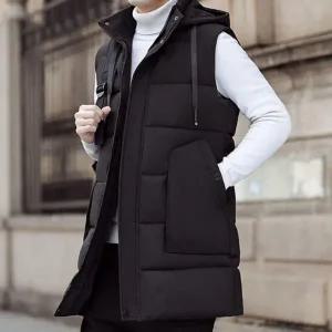 후드 베스트 점퍼 겨울 롱 패딩베스트 패딩조끼 패딩 남성 남자 겨울 베스트 조끼