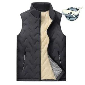가을 겨울 방한 패딩조끼 통기성 누빔 조끼 여성 남성 겨울 조끼 얇은 캐주얼 목넥 베스트 공용 경량
