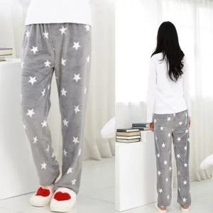 ( )스타 그레이 여성용 극세사 겨울 바지 바지 수면바지 실내복 홈웨어 극세사 나래원 스타 여자 수면 용