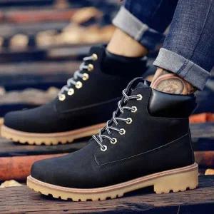 남자 데이트 룩 겨울 워커 나들이 코디 하이탑 패션 예쁜남자신발 대학생신발 남자워커패션