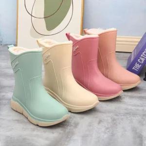 [피커]미들레인부츠 미들 레인부츠 신발 장화 슈즈 3컬러