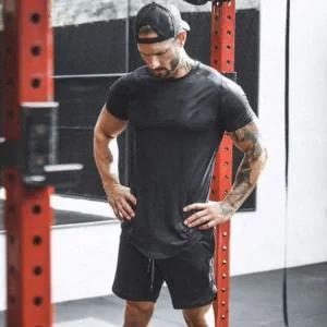 남성 트레이닝 반팔티셔츠 운동복상의 4계절 운동복