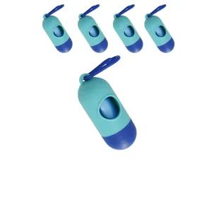 애견과 산책시 사용하는 봉지 디스펜서 X 5개입강아지똥가방 똥츄 똥추 풉백케이스 배변봉투 책용품 책가