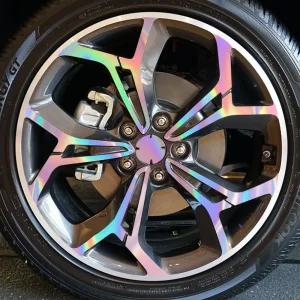 기아 자동차 스포티지 더볼드-19인치 홀로그램 휠 튜닝 마스크 스티커 휠5대분휠 휠스티커 휠마스크 휠튜닝