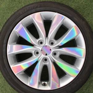 기아 올뉴 K5-17인치 홀로그램 휠 마스크 스티커 5대휠 휠꾸미기 휠튜닝 자동차휠