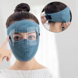 겨울 방한 얼굴가리개 기모 안면 마스크 귀마개 벨크로