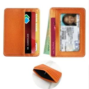 [룽스]플랫 친구생일선물 신분증 카드지갑 포켓