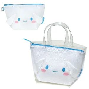 수영가방 시나모롤 메쉬 백가방 비치백 물놀이용품