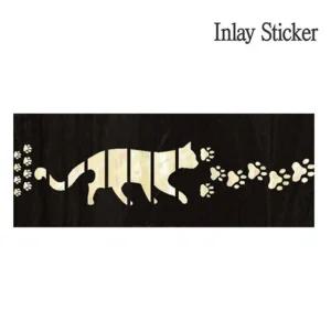 FOOT PRINT-WS Bass CATS 악기스티커 소품 잼샵 장식 데코 꾸밈 기타