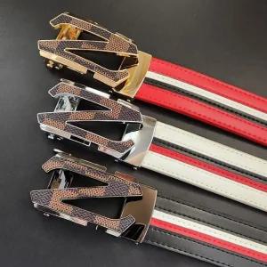 [룽스]사선가죽 버클 자동벨트 40MM