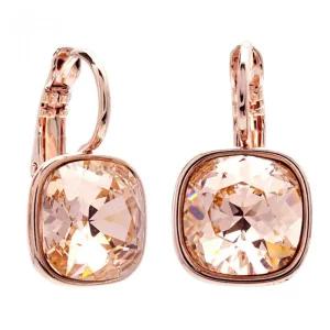 오스트리아 크리스탈 쿠션컷 10mm귀걸이-라이트피치