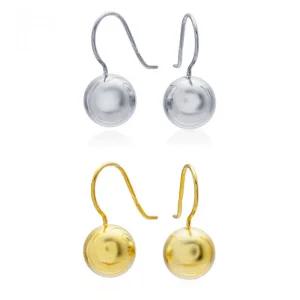 92.5 실버 데일리 왕볼 순은 귀걸이-silver7112