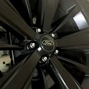 포드 블랙 허브 휠캡 스티커 악세사리 튜닝용품 차량 튜닝 커버