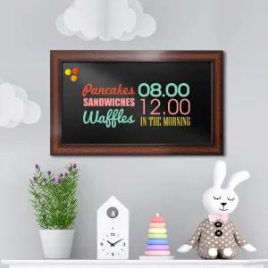 자석 블랙보드 50x30 스틸 판보드 보드 칠메뉴판 카페칠 칠판