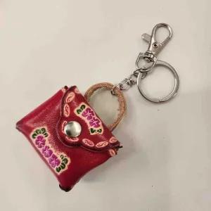 [룽스]가죽 미니파우치 동전지갑 키홀더