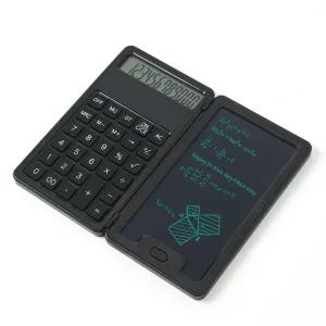 휴대용 마진율 전자 계산기 메모패드 포켓미니 접이식 노트 필기 폴 보드 LCD