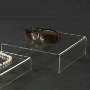 아크릴 상품진열대 ㄷ자 받침대 60 중형소품 전시대 거치대 스탠드 작품 매장디스플레이 엽서 액자 책상정