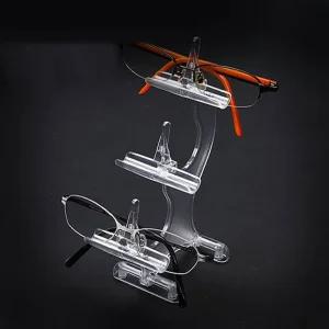 아크릴 상품진열대 안경 3단소 전시대 소받침대 투명선반 촬영 소선반 거치대