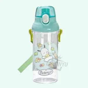 포차코 봄바람 원터치 클리어 물통 480ml유치원물병 휴대용 소풍 귀여운 어린이 캐릭터
