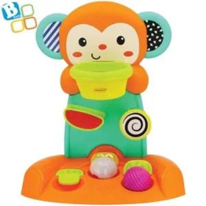 비키즈 액티비티 몽키농구대 315213아기 아이 원숭이 미니 귀여운 대근육 농구놀이 장난감 애기