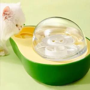 고양이 반려묘 수분보충 반자동 급수기 대강아지물그릇 애견 식기 캣식기 물통
