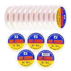 일반낚싯줄 투명낚시 10개입-5사이즈 공예용용줄 낚시 팔찌용 목걸이용 비즈 미술용 민물원 PE라인