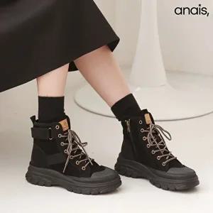 [아나이스]하이탑 기모안감 스니커즈 4cm_25F276 [무료배송]