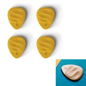 Iat270 1.25mm (4개) HoneyYellow 기타피크 용품일렉 어쿠스틱 통피크 악기 액세사리 일렉 소품