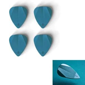 0.75mm Iat262 (4개) WaterBlue 기타피크 악기소품일렉 액세사리 어쿠스틱 통피크 용품 일렉