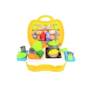 엄마처럼 주방에서 역활 놀이를 하는 가방세트 26pcs역할 소꿉 장난감 어린이선물 어린이이 여아 여자아아