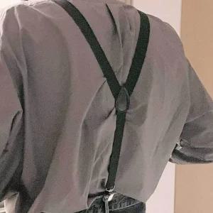 [룽스]멜빵 서스펜더 컬러 검정 남자서스펜더