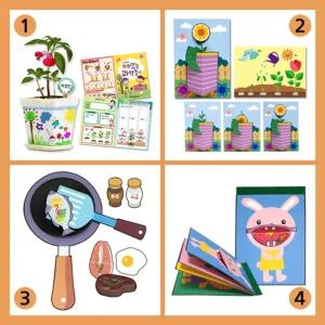 집콕 만들기 꾸러미세트-11유치원교재 유아미술 방학숙제 창의놀이 만들기재료 홈스쿨링 콕놀이 콕키트 만